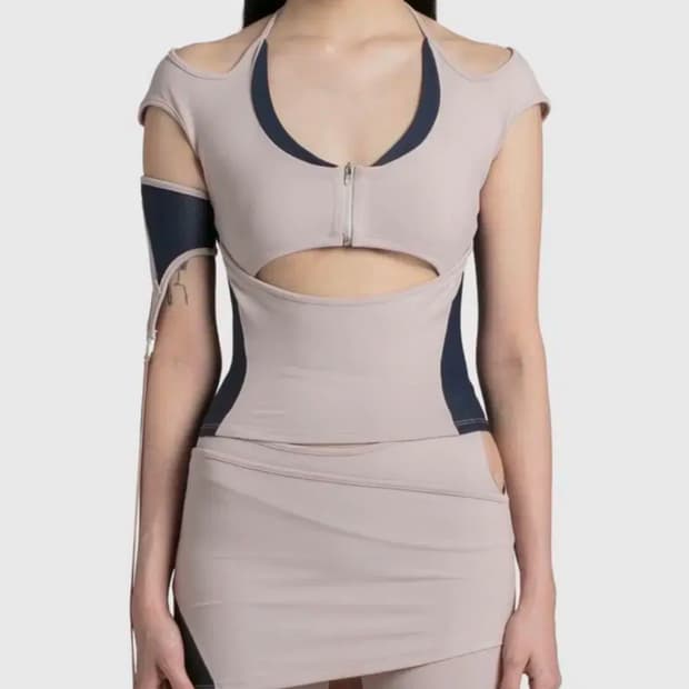 혜인서 홀터 레이서탑 애쉬 핑크