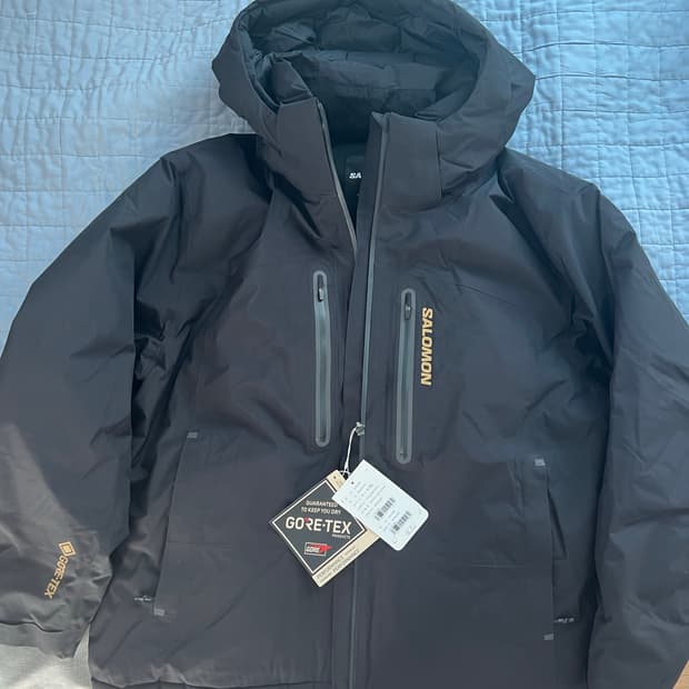  2XL 살로몬 UNI 피크 GTX 고어텍스 다운자켓패딩