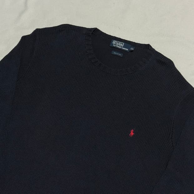 XXL 폴로랄프로렌 네이비 니트