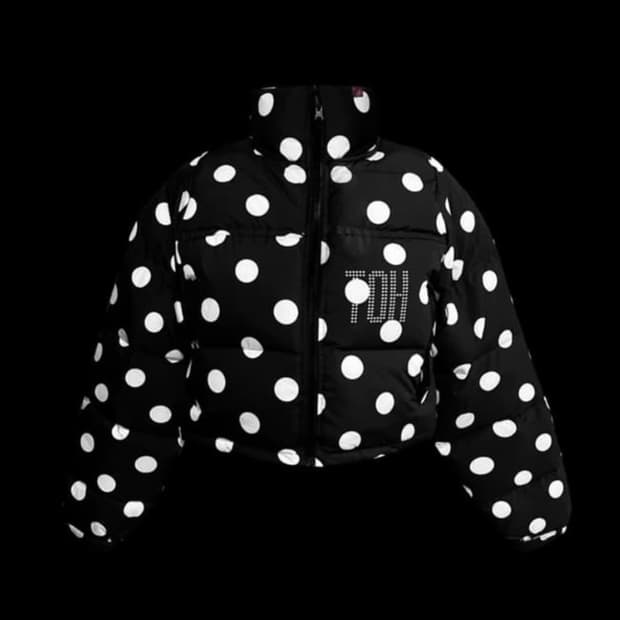 도트 리버시블 패딩