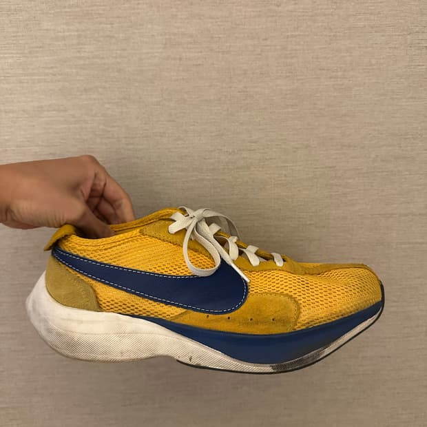 나이키 문레이서 오크옐로우/짐블루 285