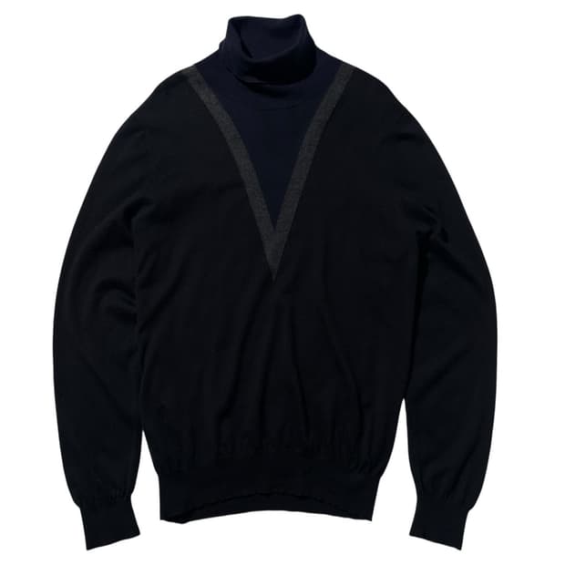 에르메스 캐시미어 100% 터틀넥 니트