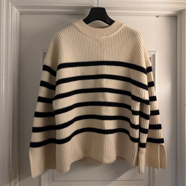 H&M 울100 스트라이프 니트