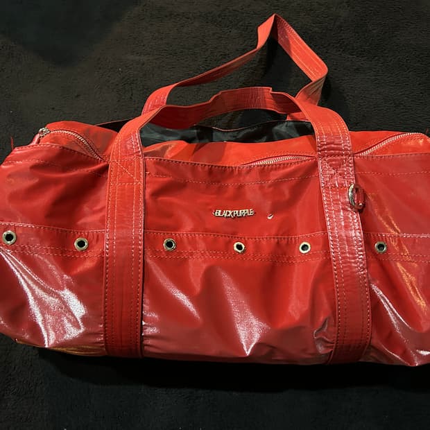 Blackpurple 블랙퍼플 레드 보스턴백