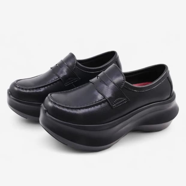 야세 카우하이드 플랫폼 로퍼 240 