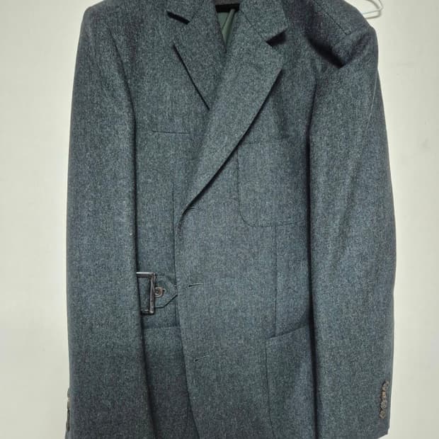 아나토미카 트위드 자켓 다크그린