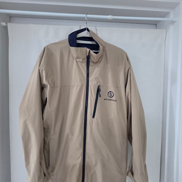100사이즈)빈폴 베이지 바람막이 점퍼