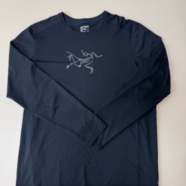 L 아크테릭스 코막 롱슬리브 남성 긴팔 블랙