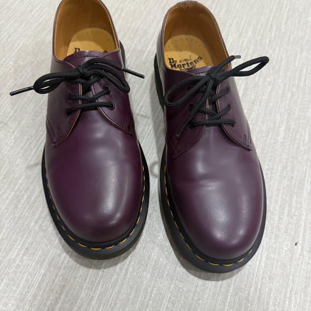 닥터마틴 1461 퍼플 260 새상품급