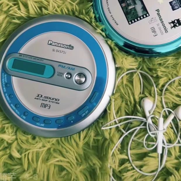 [바로사용가능] Panasonic 포터블 CD플레이어 SL-SV572