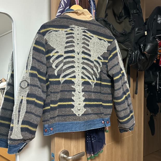 캐피탈 본 라이닝 데님 자켓 2사이즈