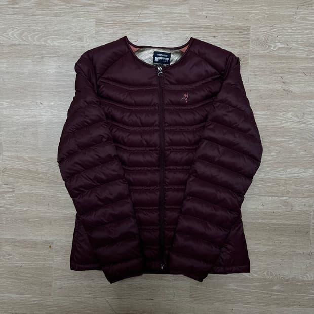 웨스트우드 여성 옴니히트 구스다운 경량패딩 점퍼 [와인] M/95