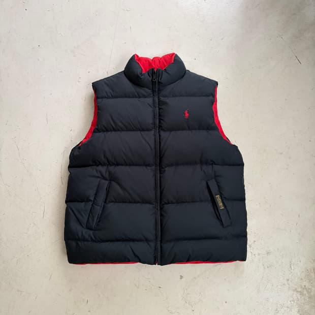 폴로 랄프로렌 빈티지 리버시블 조끼패딩 XL