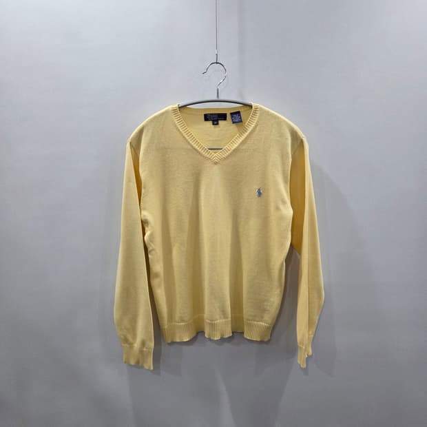 00s 폴로랄프로렌 두산 우먼 코튼 브이넥 니트 M