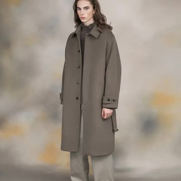 셔터 20FW 벨티드 발마칸 코트 L