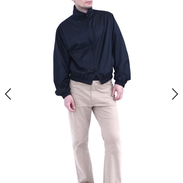 에이타 하이넥 윈드 자켓 블랙 