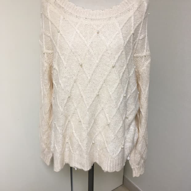 일본vtg 진주포인트 니트