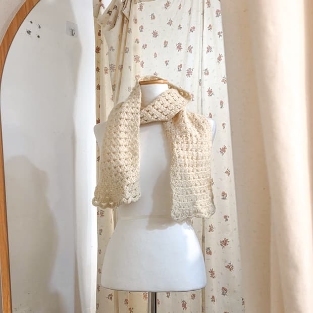 울 니트 머플러