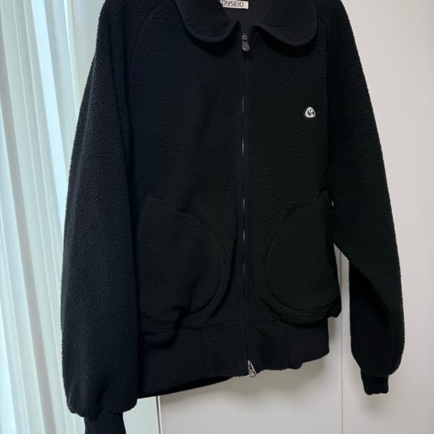 코이세이오 라운드 카라 플리스 자켓