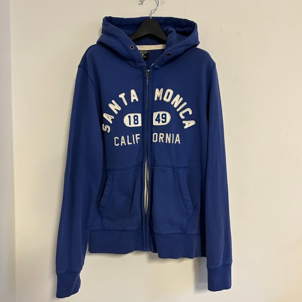 후아유 레터링 후드집업