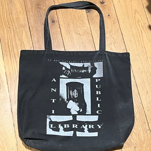 ERD ANTI PUBLIC LIBRARY TOTE BAG
