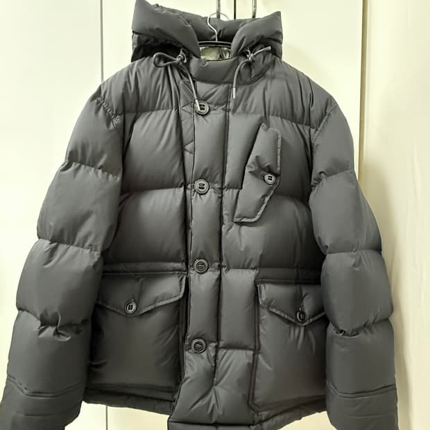 [급처] 이스트로그 라프 다운 파카 블랙 M사이즈