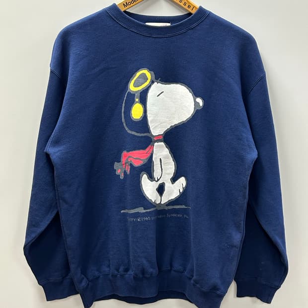 빈티지 peanut 스웻셔츠