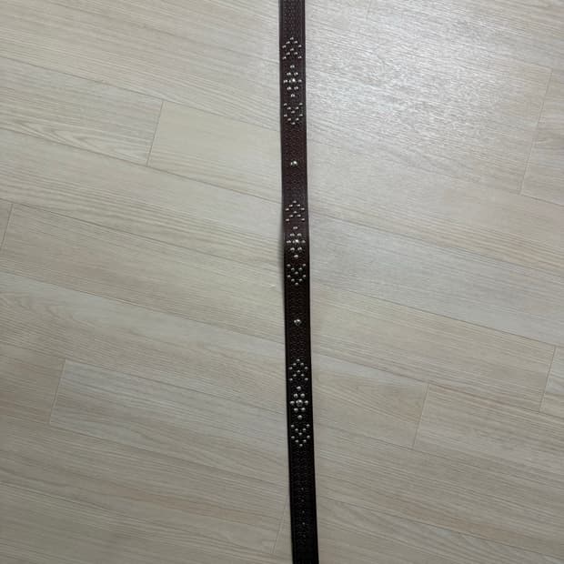 타임원클로딩 브라운 벨트 