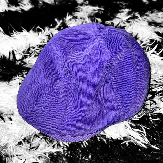 VINTAGE 코듀로이 골덴 헌팅캡 모자