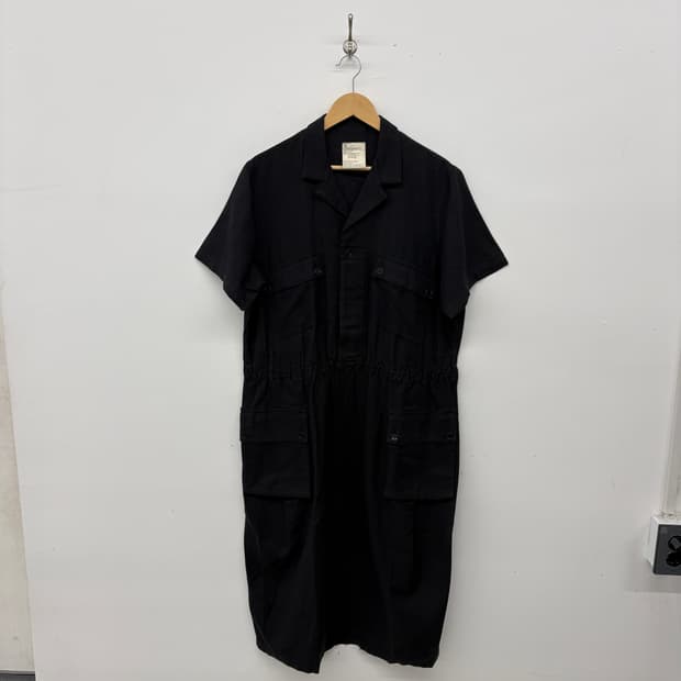 Y's 야마모토 반팔 점프수트 블랙 여성 M