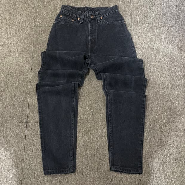 (26) 90s Levi's 512 (리바이스 슬림핏 블랙 진)