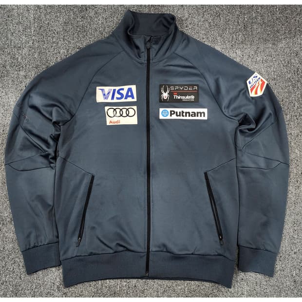 스파이더 US 스키팀 아우디 트랙탑 져지 트랙자켓  L