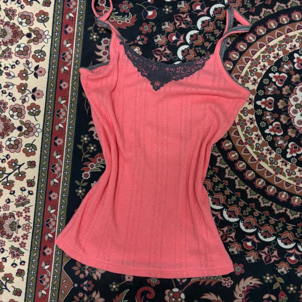 Little Ruru pink coral sleeveless