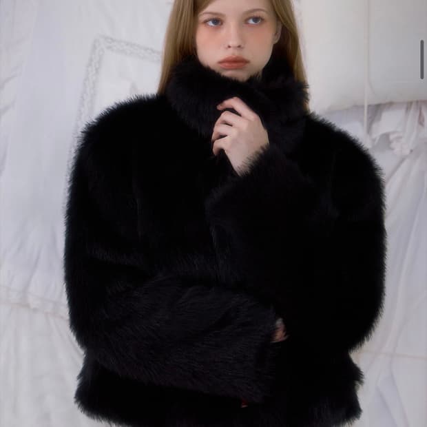 로제프란츠 퍼자켓 블랙