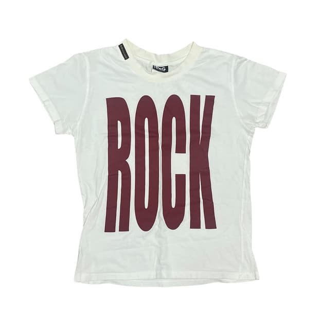 D&G ROCK 빅 프린팅 티셔츠