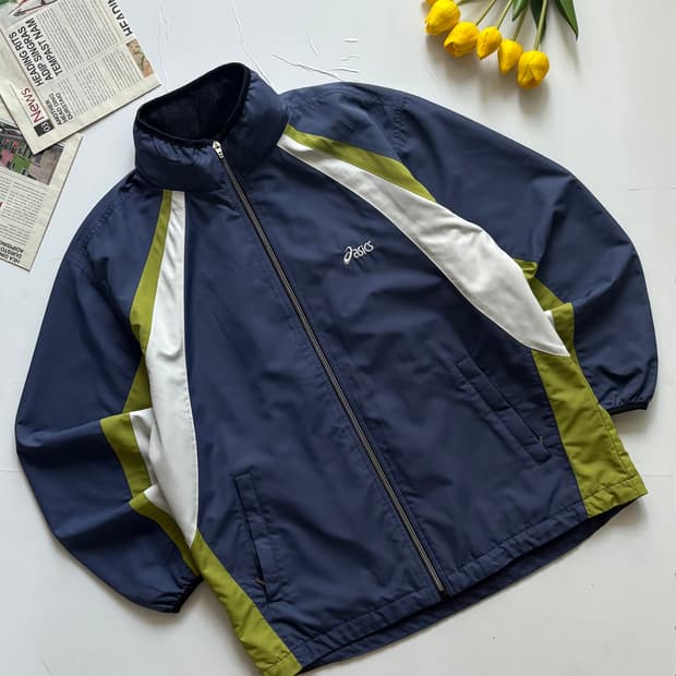 Aasics 아식스 빈티지 오버핏 윈드브레이커