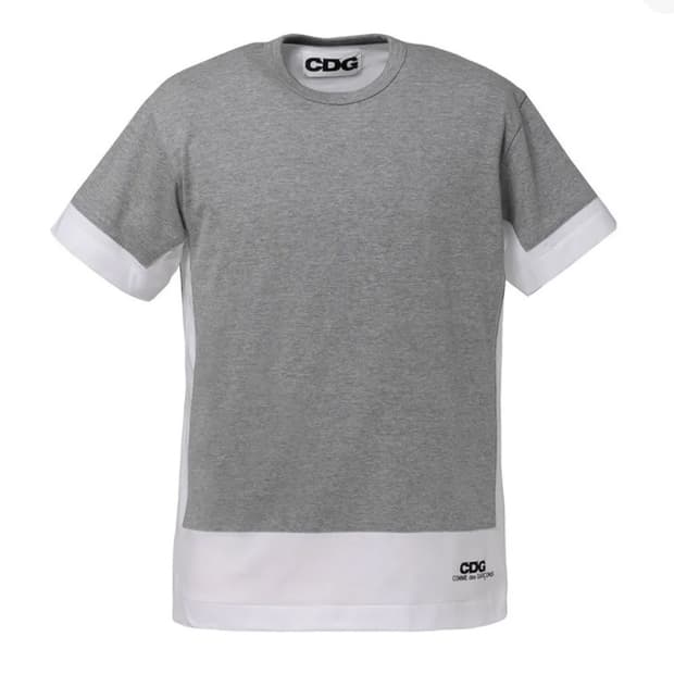 꼼데 CDG 레이어드 반팔티