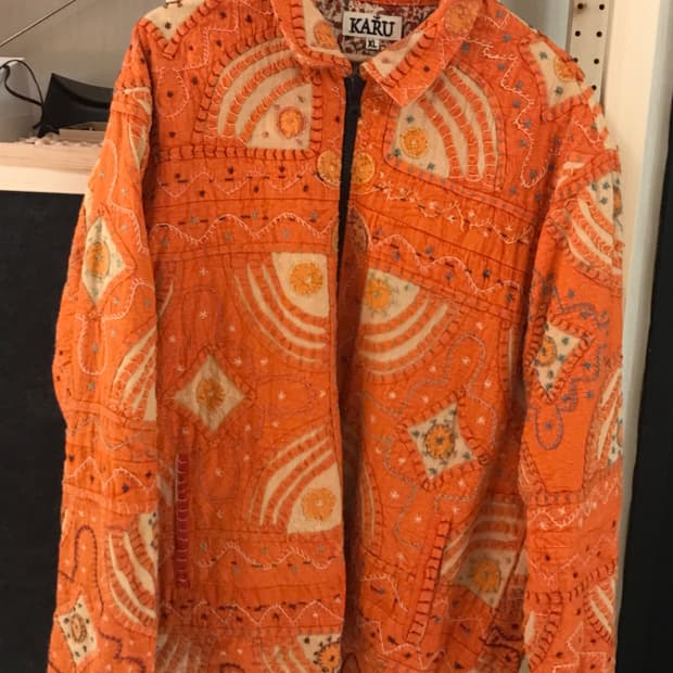 카틱 리서치 빈티지 사시코 패치워크 자켓