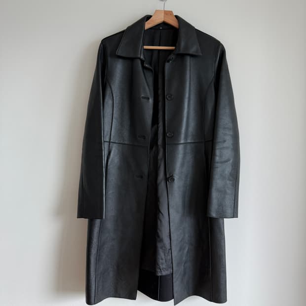 Pre owned 램스킨 코트