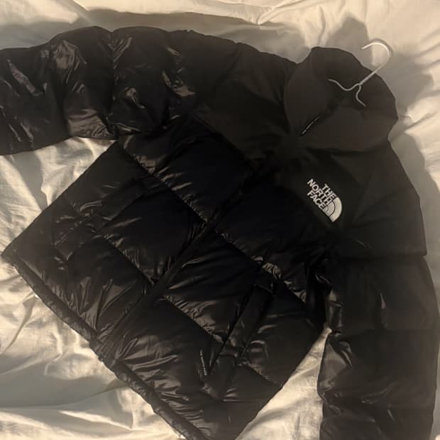 노스페이스 눕시 블랙 온볼 패딩 S