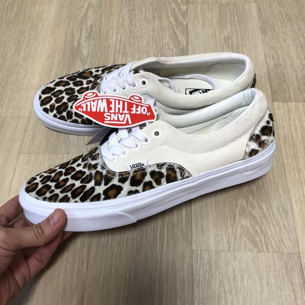 (265) 새상품 반스 VANS 에라 소프트 스웨이드 마쉬멜로우 레오파드