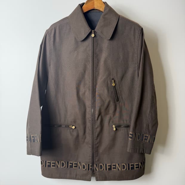 (정품) 올드 펜디 아카이브 로고 자켓 