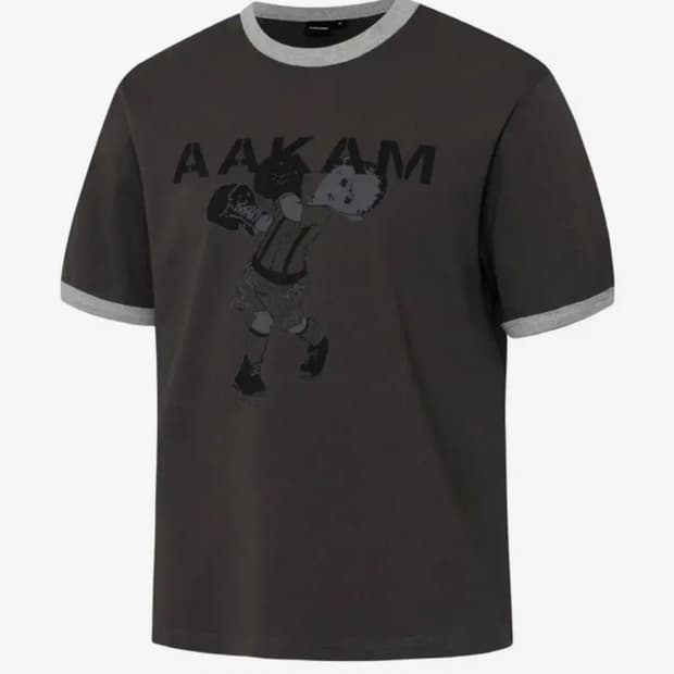 아캄 Punch Boy Printed Ringer Top