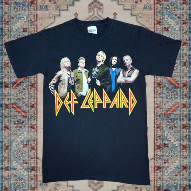 Def Leppard 데프 레퍼드 2007 투어 빈티지 락 티셔츠 S
