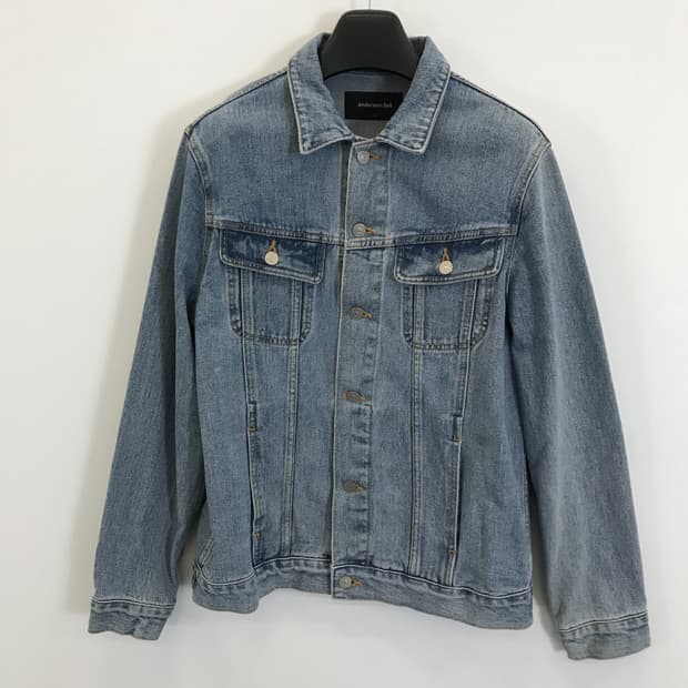 앤더슨벨 Anderson Bell 마린 프린팅 데님자켓 [L]
