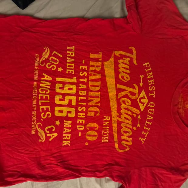 트루릴리전 티셔츠 s