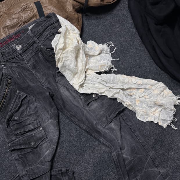 Vintage y2k punk grunge muffler