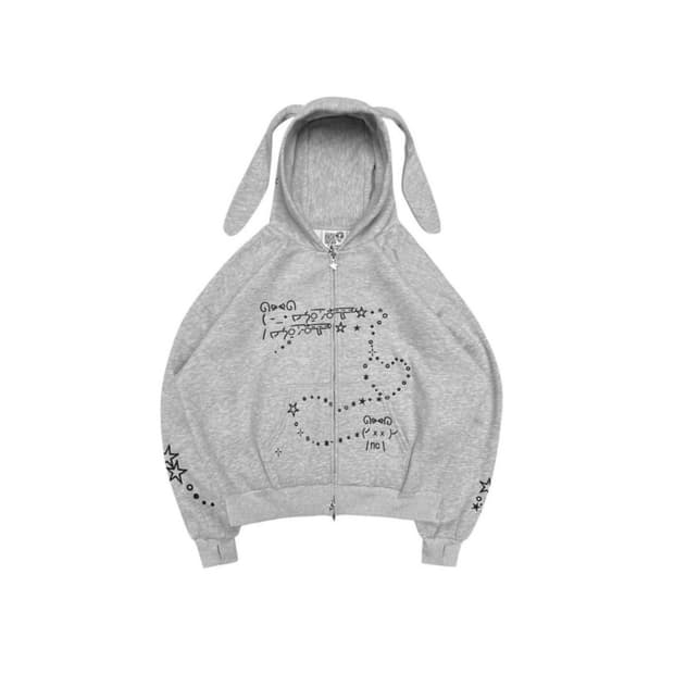 네임트 콜렉티브 버니 집 후드 집업