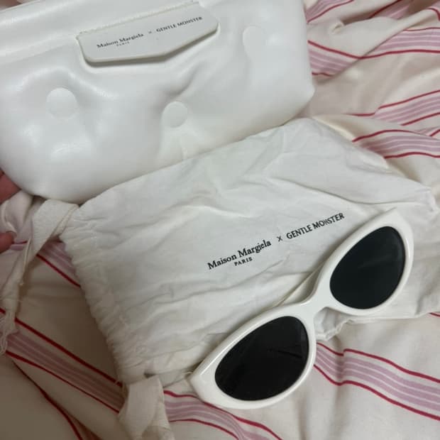 젠틀몬스터 마르지엘라 MM108 화이트 선글라스