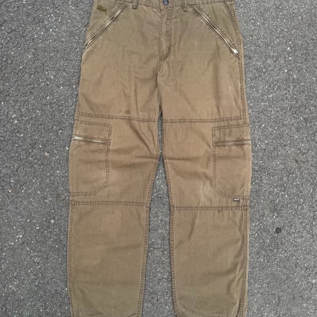 Stussy 90s 스투시 립스탑 피그먼트 카고 팬츠
